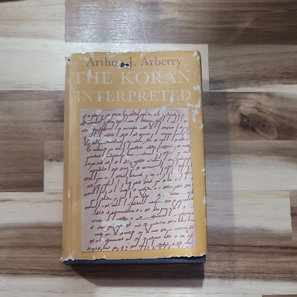 Yellow 'The Koran Interpreted' Book